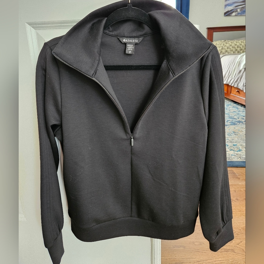 Athleta Allure 1/4 Zip Sweatshirt